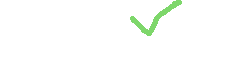 checkmark and person laying with legs stretched
